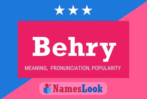 Behry Name Poster