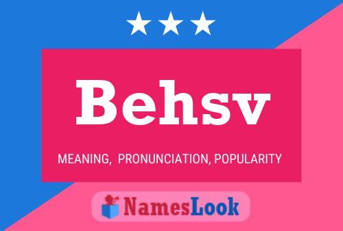 Behsv Name Poster