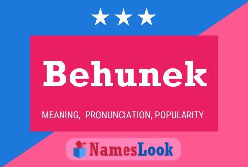 Behunek Name Poster