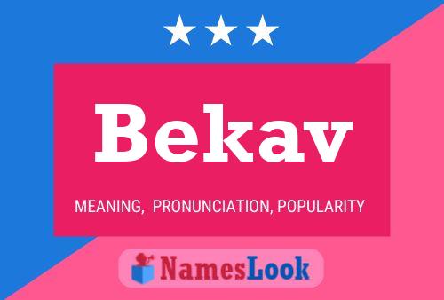 Bekav Name Poster