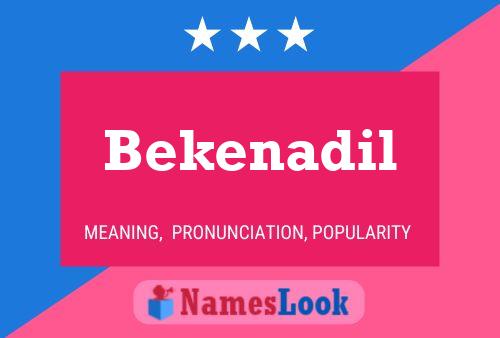 Bekenadil Name Poster