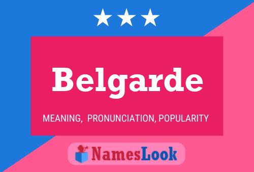 Belgarde Name Poster