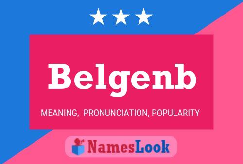 Belgenb Name Poster