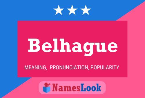 Belhague Name Poster