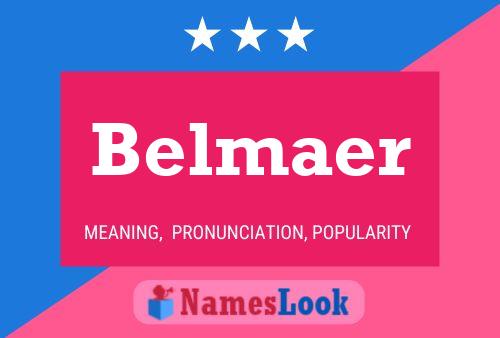 Belmaer Name Poster