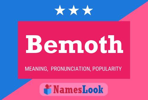 Bemoth Name Poster