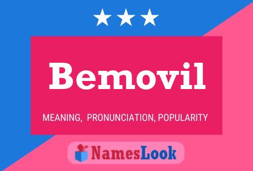 Bemovil Name Poster