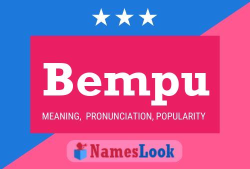 Bempu Name Poster