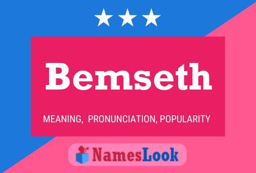 Bemseth Name Poster