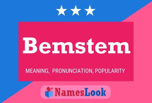 Bemstem Name Poster