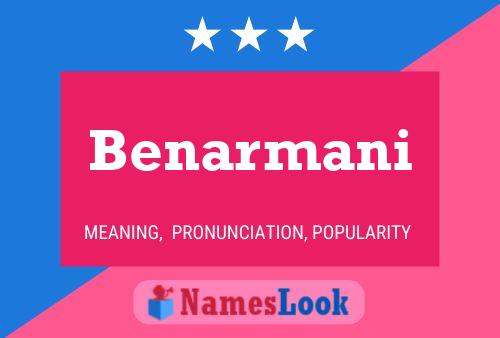 Benarmani Name Poster