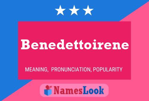 Benedettoirene Name Poster