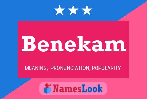 Benekam Name Poster