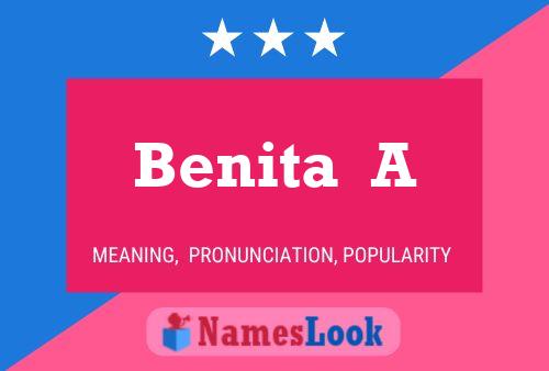 Benita  A Name Poster