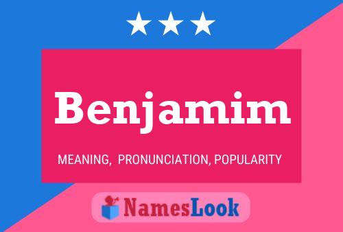 Benjamim Name Poster