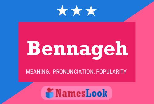 Bennageh Name Poster