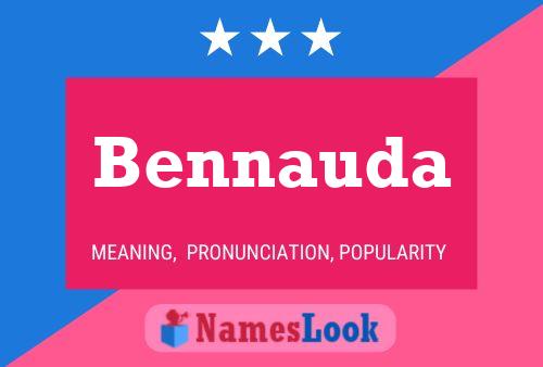 Bennauda Name Poster