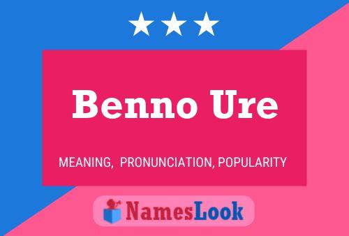 Benno Ure Name Poster