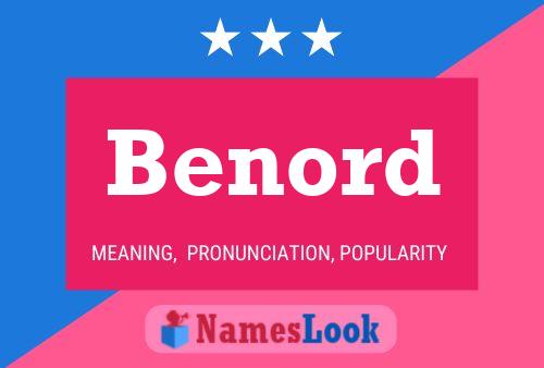 Benord Name Poster