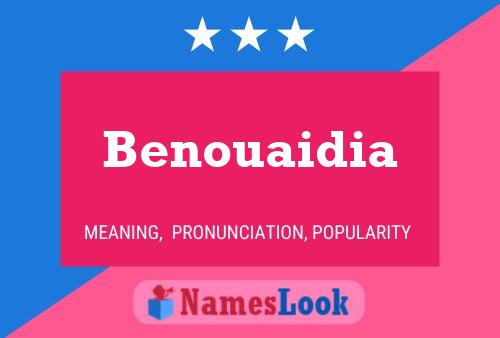 Benouaidia Name Poster