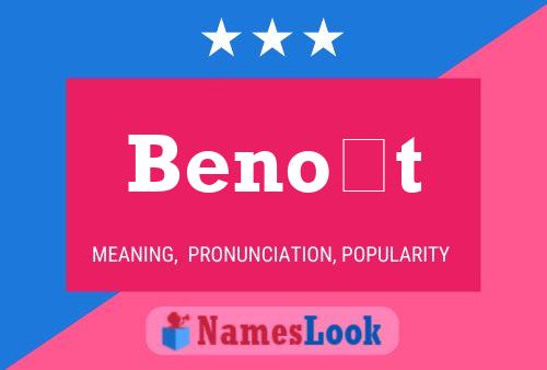 Benoît Name Poster