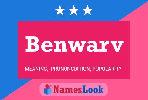 Benwarv Name Poster