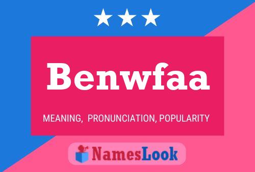 Benwfaa Name Poster