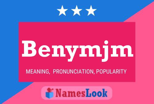 Benymjm Name Poster