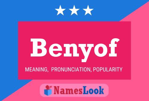 Benyof Name Poster