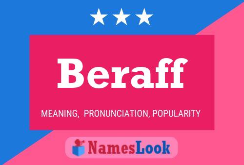 Beraff Name Poster