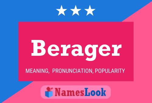 Berager Name Poster