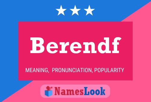 Berendf Name Poster