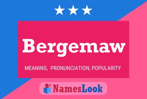 Bergemaw Name Poster