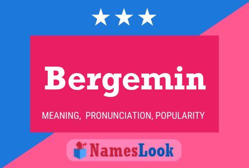 Bergemin Name Poster