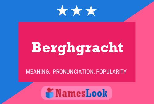 Berghgracht Name Poster