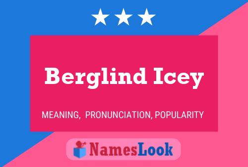 Berglind Icey Name Poster