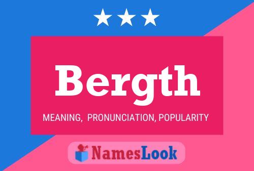 Bergth Name Poster