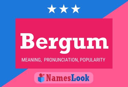 Bergum Name Poster