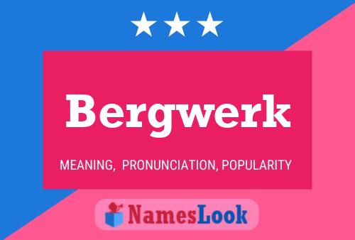 Bergwerk Name Poster