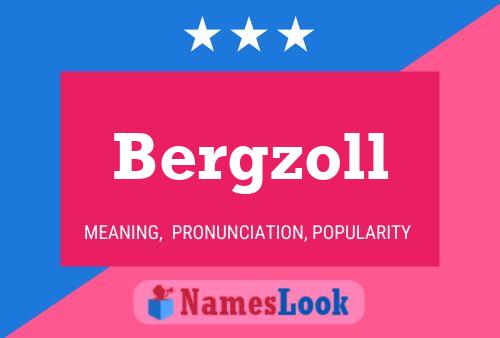 Bergzoll Name Poster