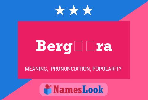 Bergþóra Name Poster