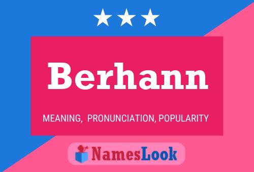 Berhann Name Poster