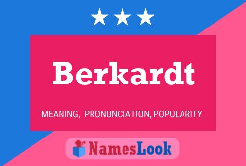 Berkardt Name Poster