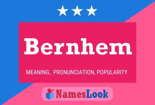 Bernhem Name Poster