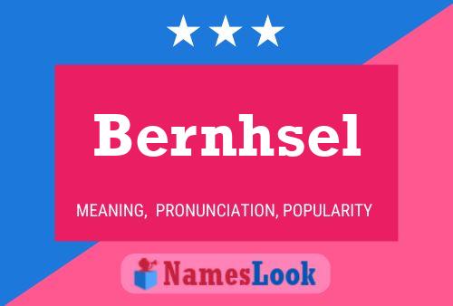 Bernhsel Name Poster