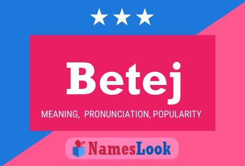 Betej Name Poster