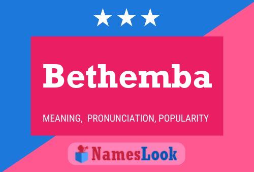 Bethemba Name Poster