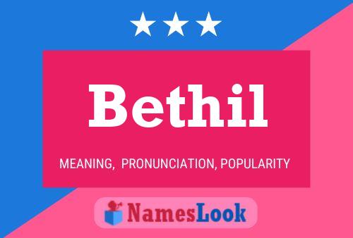 Bethil Name Poster