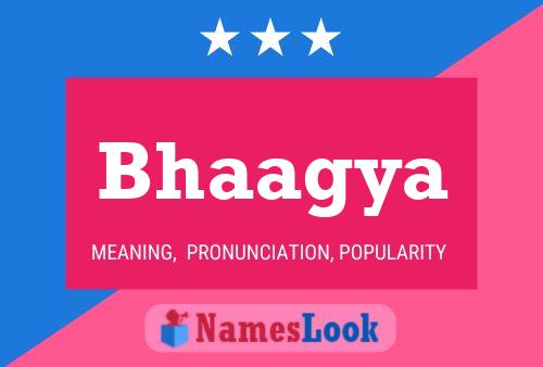 Bhaagya Name Poster