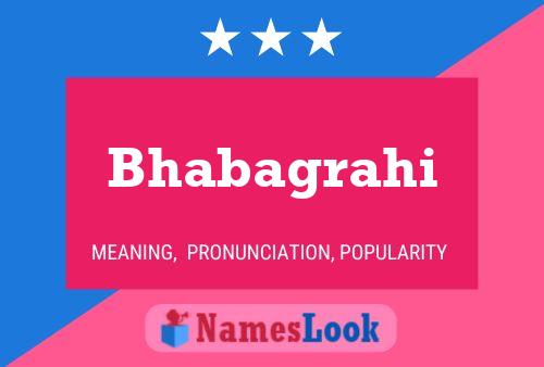 Bhabagrahi Name Poster